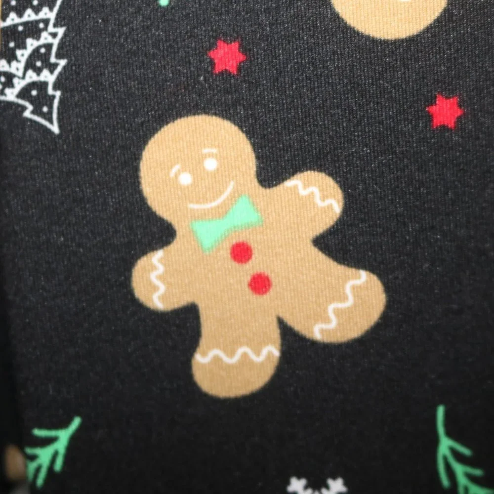 Kohl's Gingerbread man leggings size small nwt - Picture 3 of 4